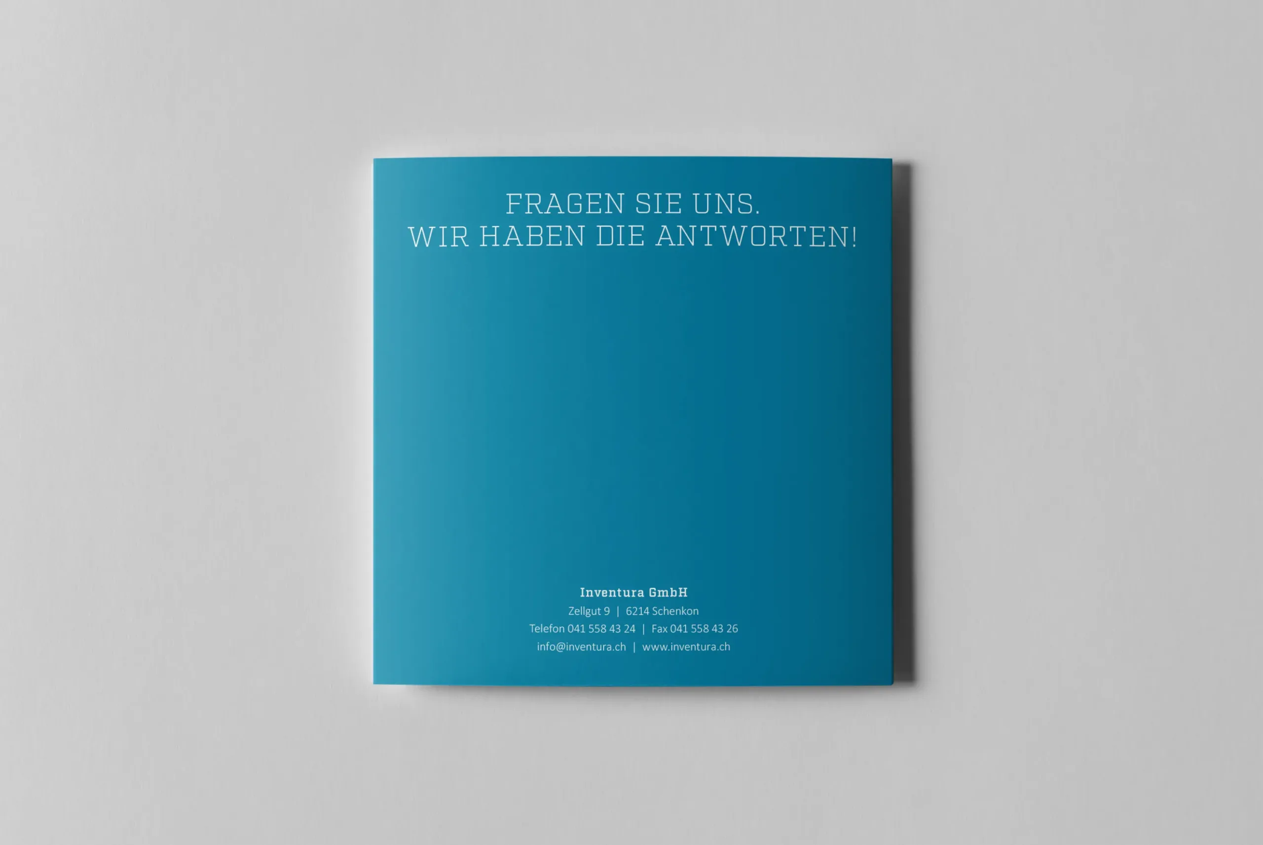 Rückseite Flyer Inventura, Finanz- und Treuhand-Partner