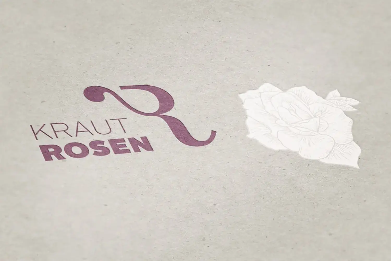 Neues Logo für Kraut und Rosen