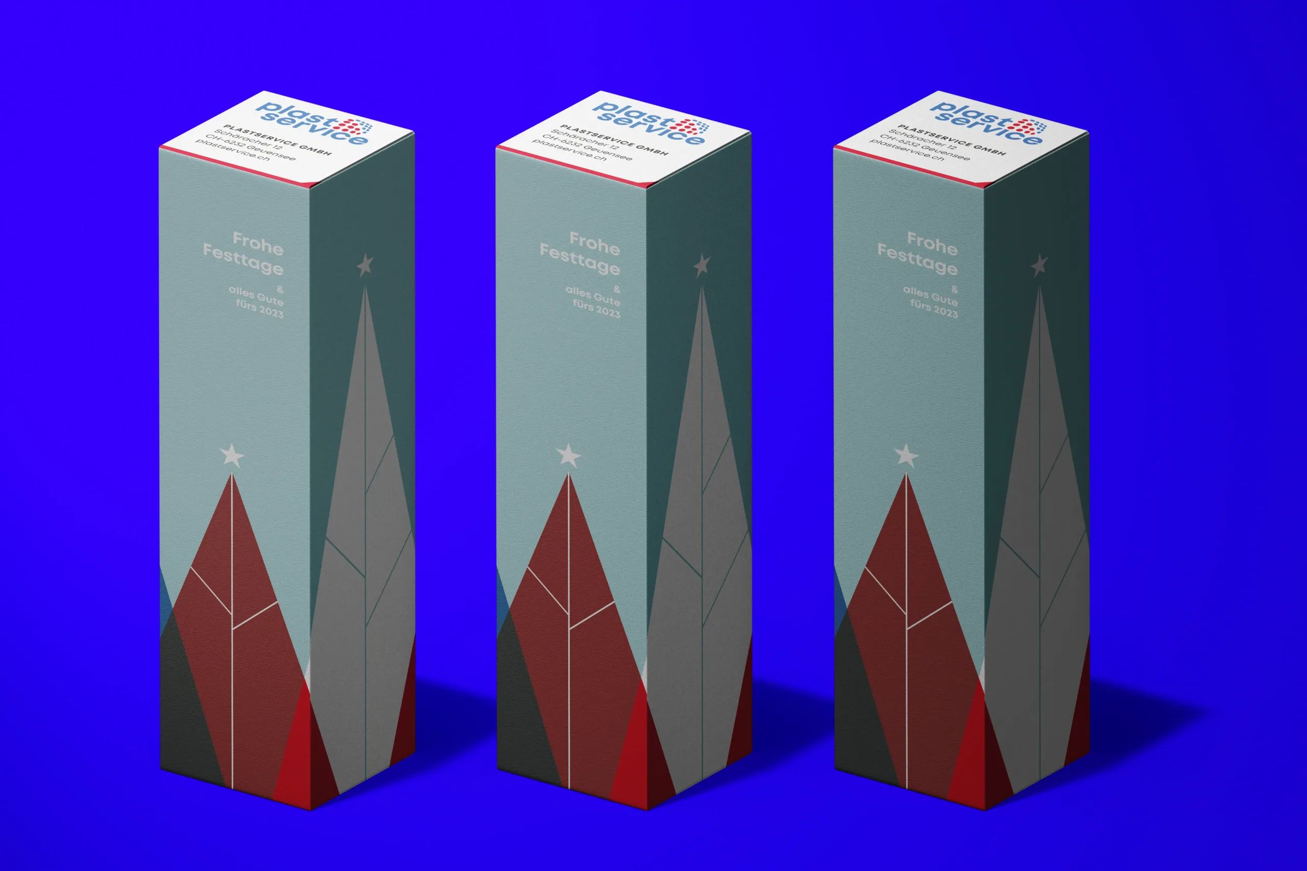 Verpackungsdesign für Weihnachtsgeschenk von Plastservice